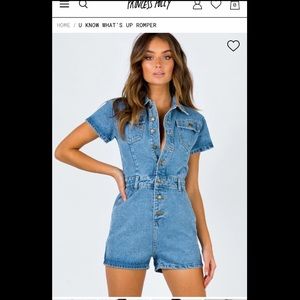 princess polly u know what’s up romper
